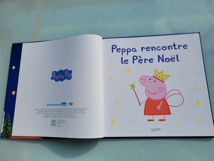 Livre grand format Peppa rencontre le Père-Noël 🎅 - photo numéro 4