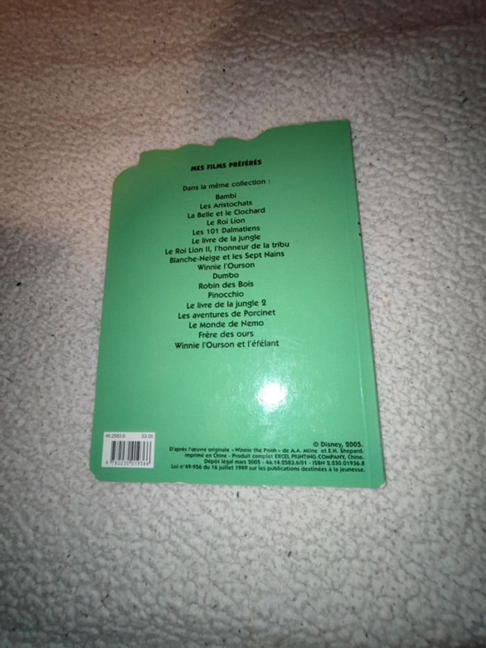 Livre Winnie l'ourson et l'éfélant - photo numéro 2