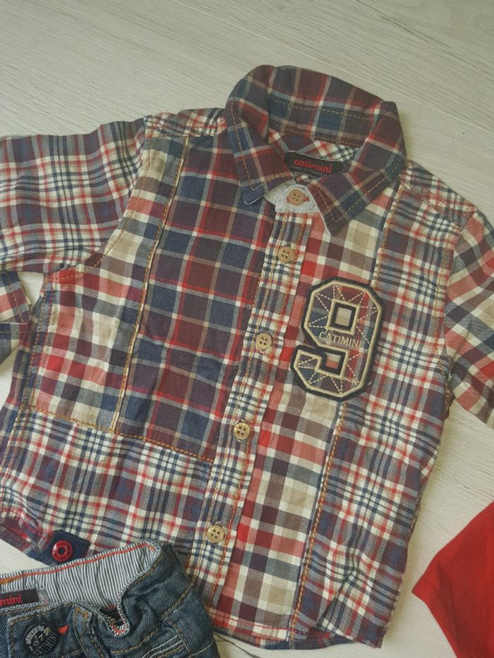 Lot de 4 articles catimini garçon 6mois - photo numéro 5