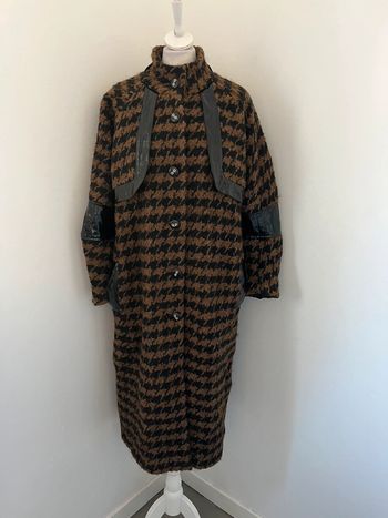 Manteau long the Kooples motif pied de poule XS