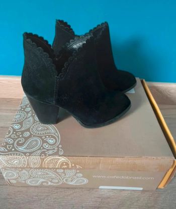 Bottines en daim