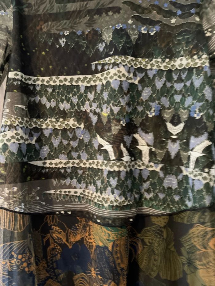 Superbe robe voile et volants Desigual XS - photo numéro 4