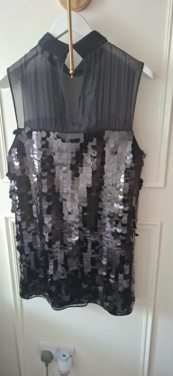 Robe en maille noire