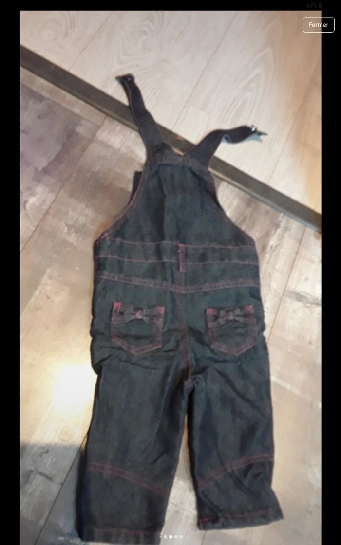 Salopette en jeans - photo numéro 7