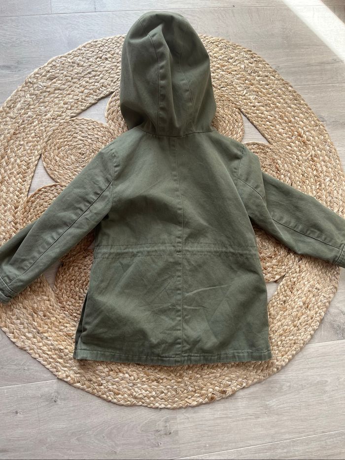 Blouson mi saison kiabi fille 4 ans kaki - photo numéro 4