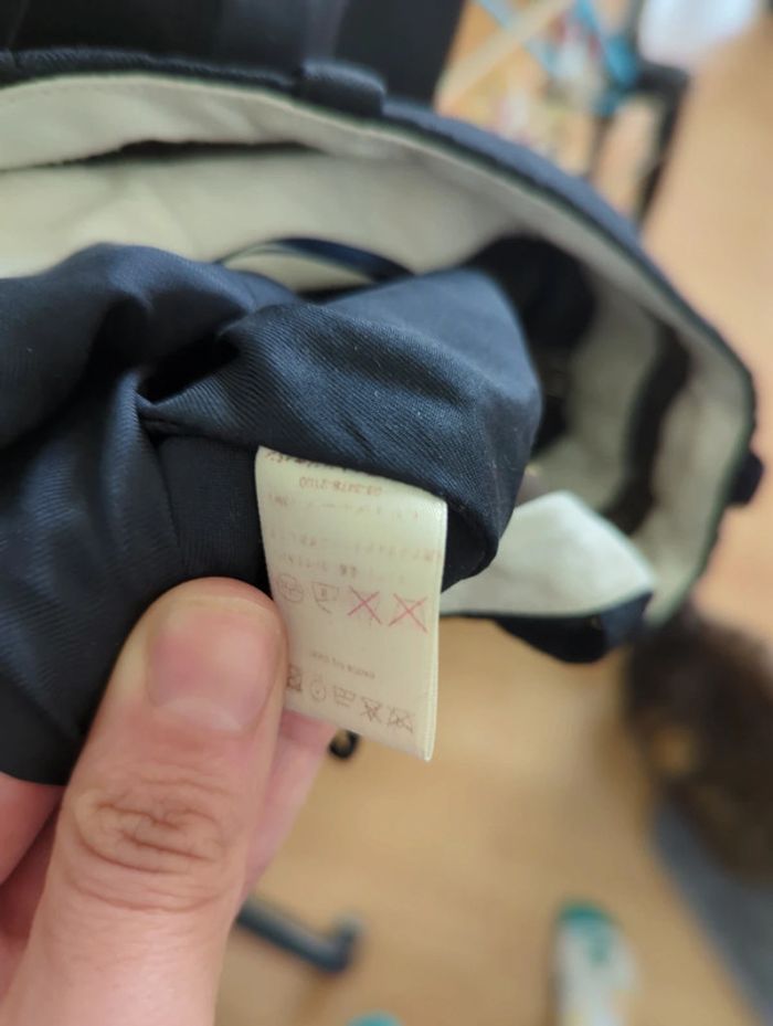 Pantalon classique bi matière cachemire laine et polyester - photo numéro 9