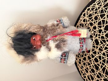 Poupée esquimaude ancienne ART INDIEN années 60