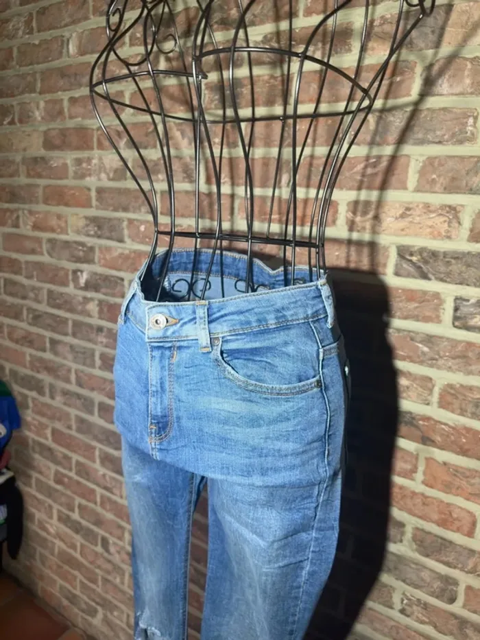 Jeans skinny bleu Bershka Taille S / 36 - photo numéro 16