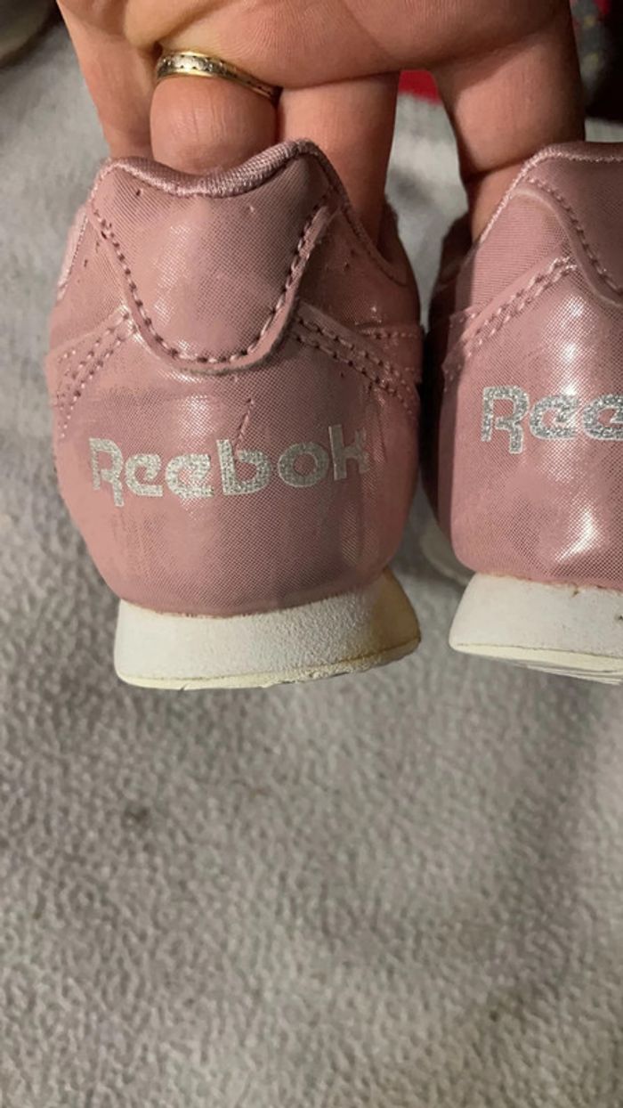 Baskets Reebook rose pointure 26 - photo numéro 5