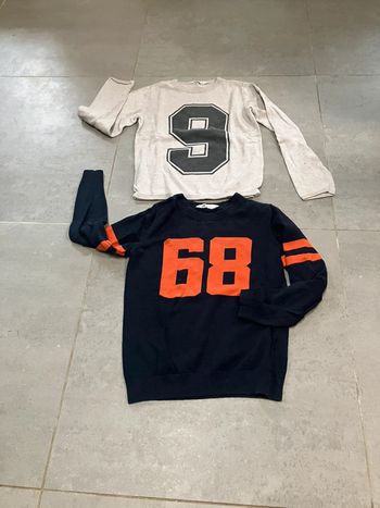 Lot 2 pulls légers fins 8/10 ans H&M