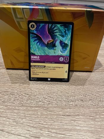 Carte Lorcana Diablo Corbeau docile 49/204 Ch6