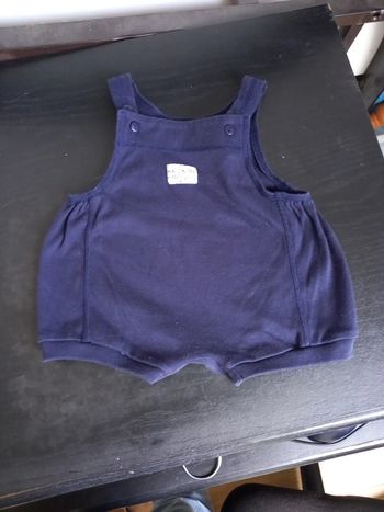 Salopette short 1 mois