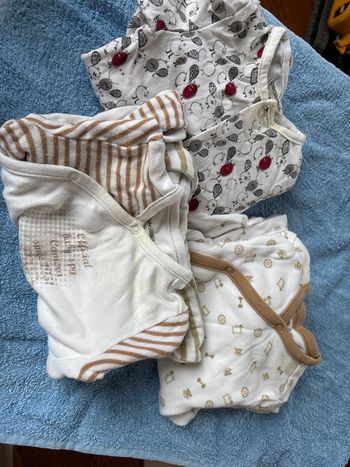 Lot pyjama ouverture sur le devant 