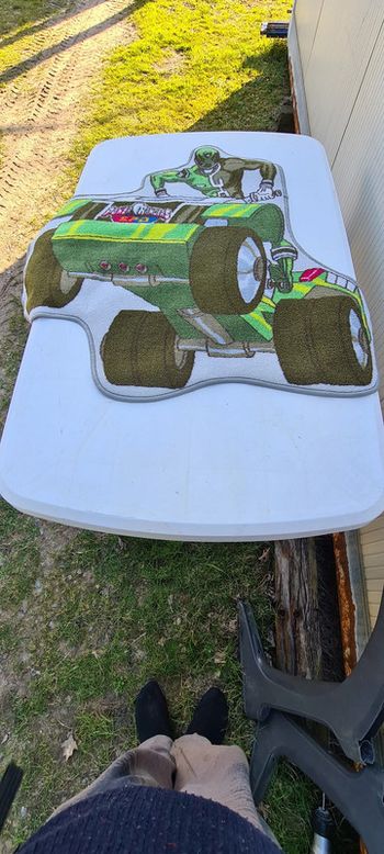 Tapis Power rangers quad