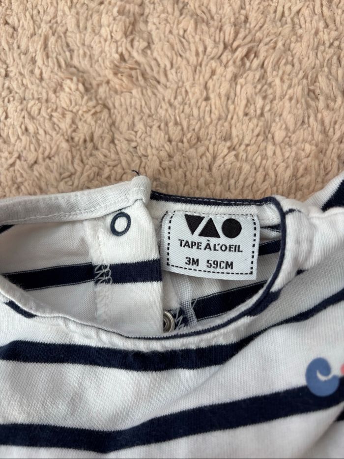 Lot de 3 robes manches courtes 3 mois - photo numéro 9