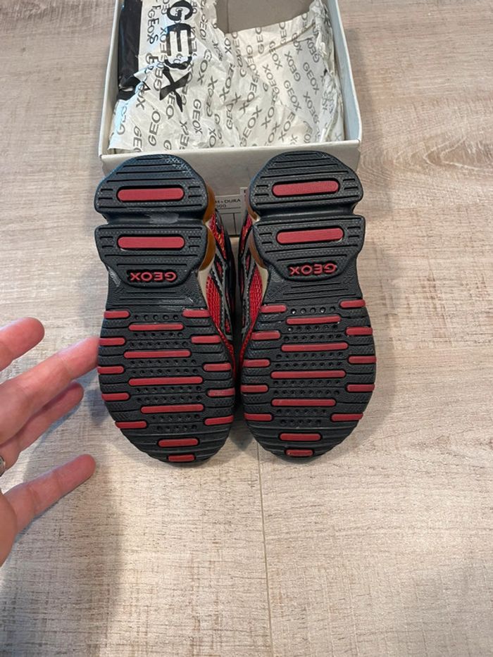 Baskets Geox bébé taille 22 rouge - photo numéro 3