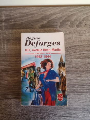 Livre romance histoire 101, Avenue Henri-Martin de Regine deforges