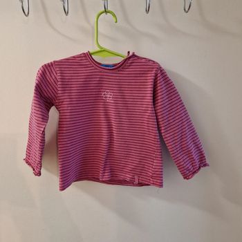 2 ans haut rose rayé