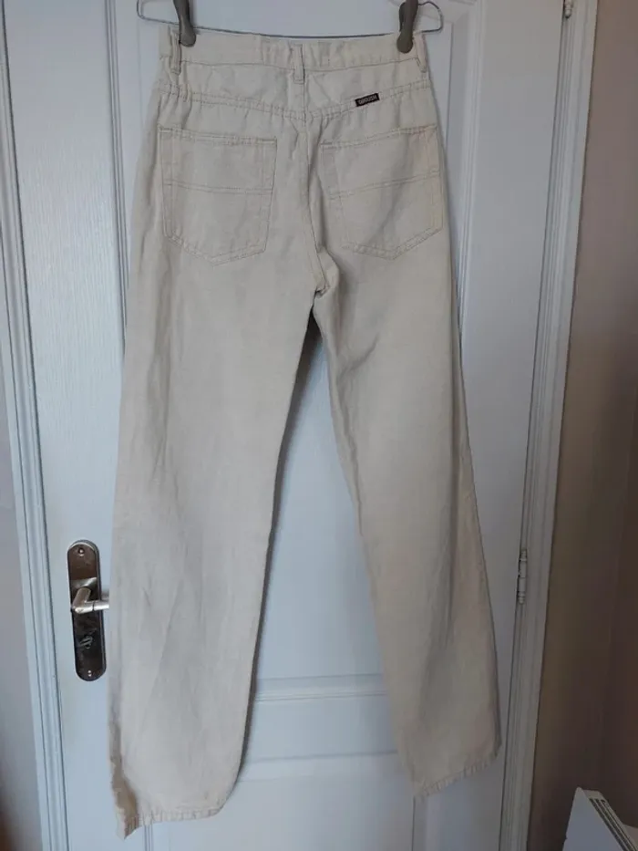 Pantalon cargo en lin - photo numéro 2