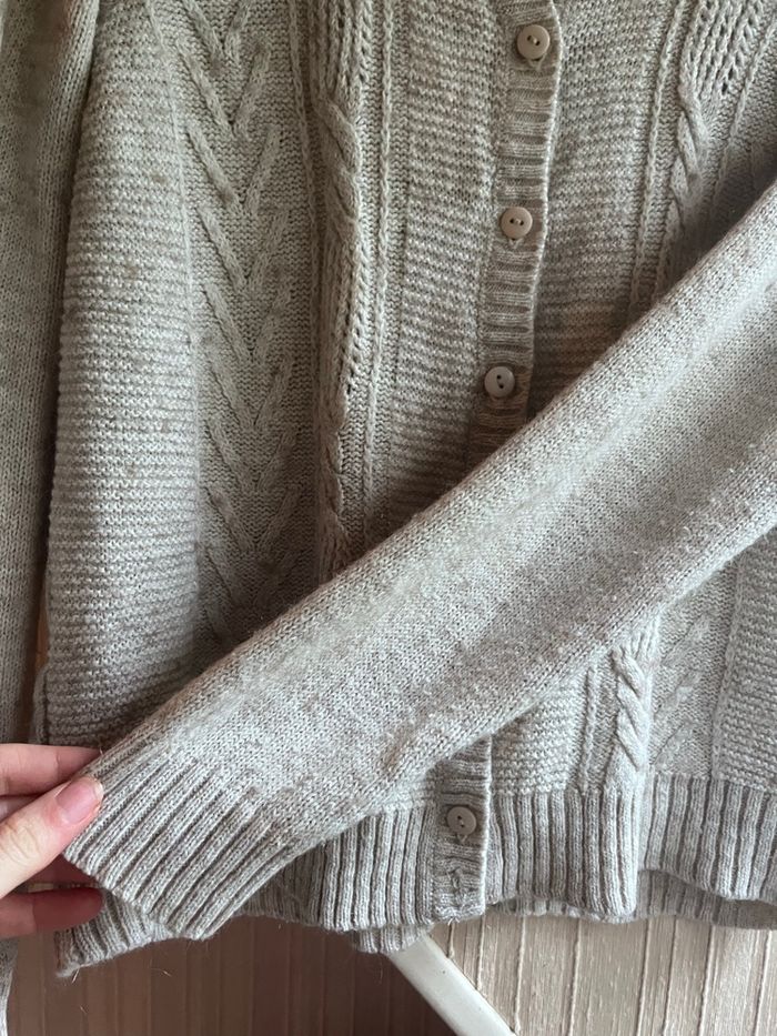 Gilet écru / beige taille 36 - photo numéro 6