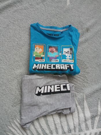 Pyjama Minecraft 6 ans