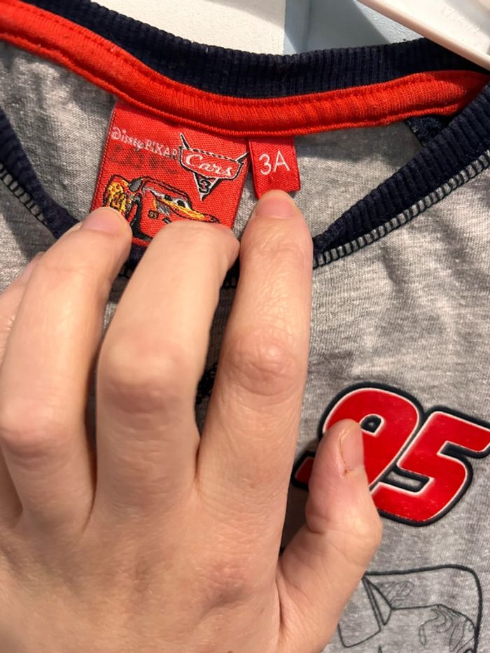 Tee shirt manches longues cars 3 ans - photo numéro 5