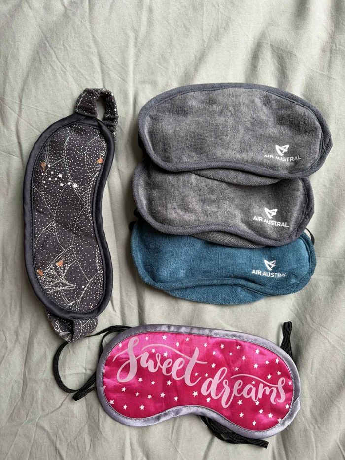 Lot de masques pour les yeux