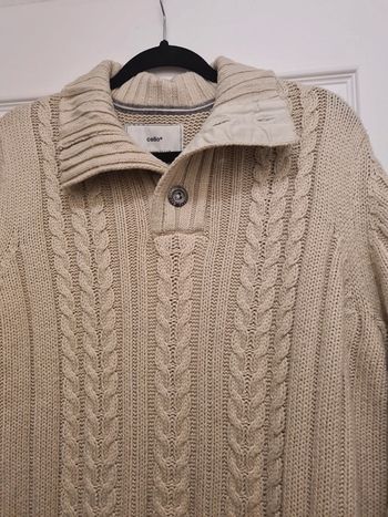 Pull torsades Celio beige