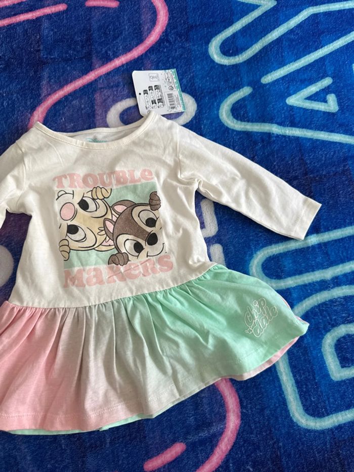Magnifique robe Disney 6 mois tic et tac neuve - photo numéro 2