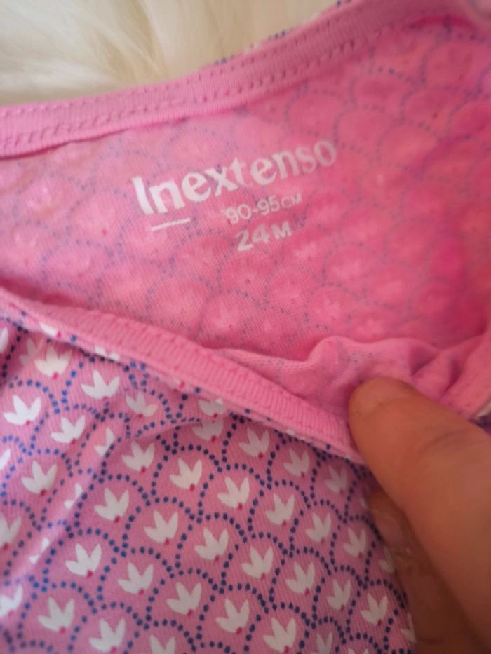 🌸 Lot de 3 débardeurs été In Extenso 24 mois 🌸 - photo numéro 5