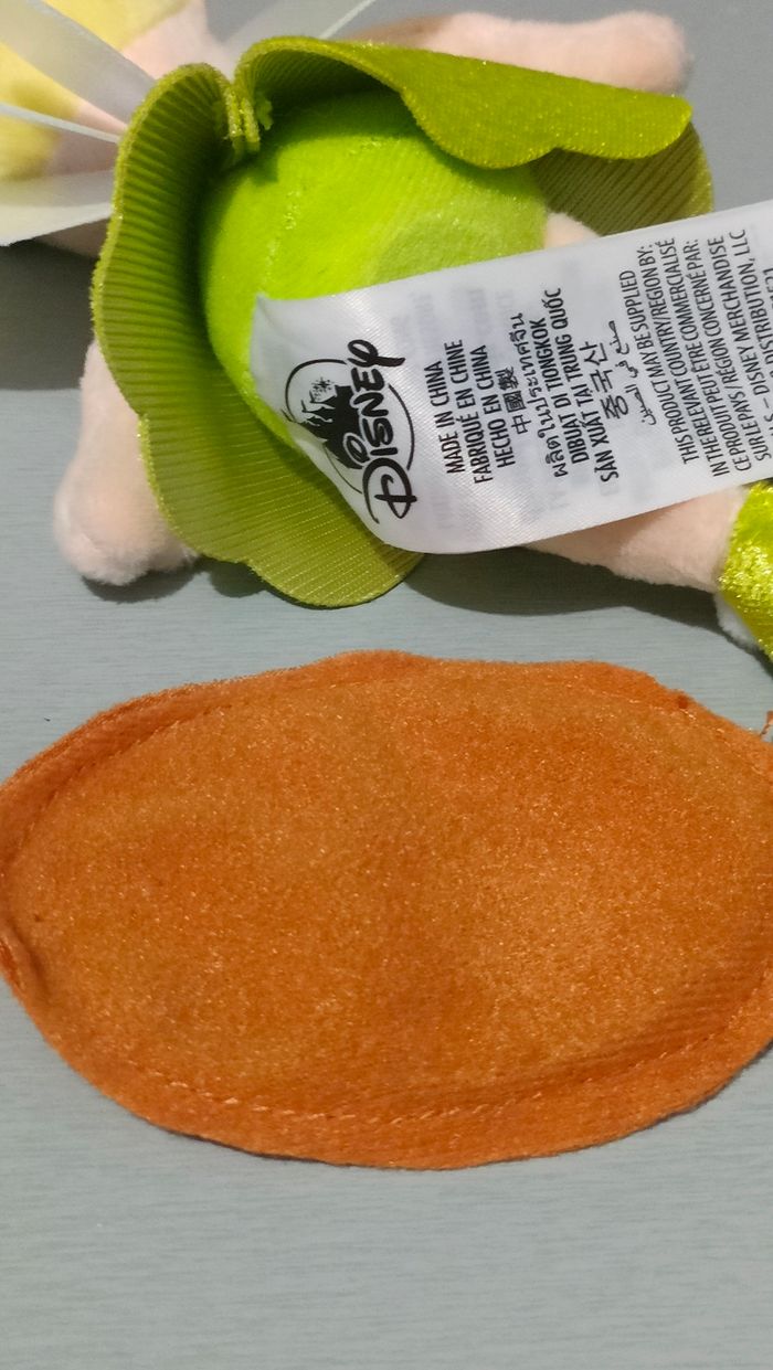 Peluche d'épaule fée clochette Disneyland - photo numéro 3