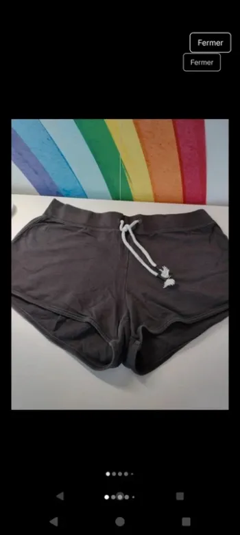 Shorts femme en 100% coton
