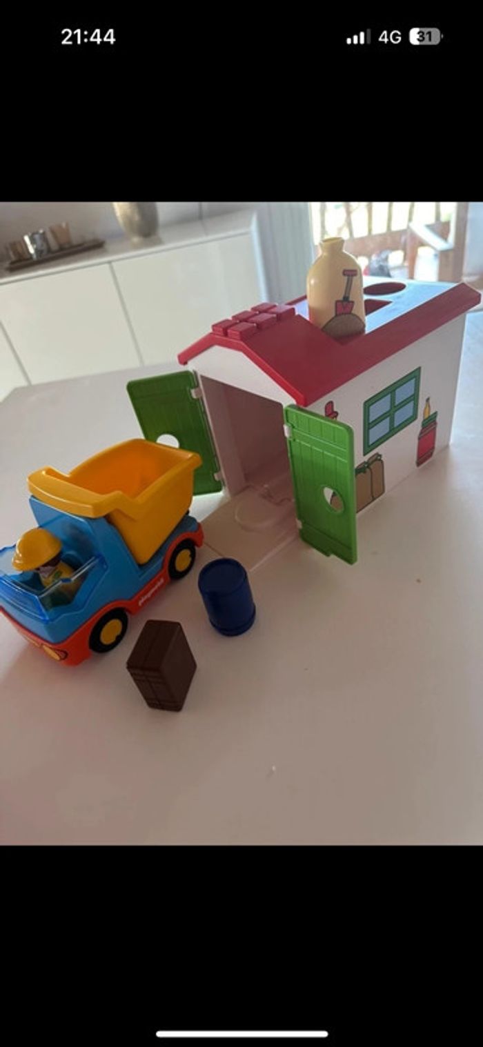 Playmobil 1,2,3 ouvrier - photo numéro 5