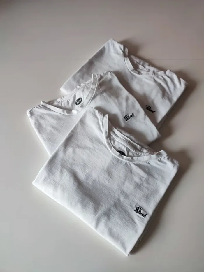 Lot de 3 t-shirts blancs Petrol Industries – Taille XL/L
