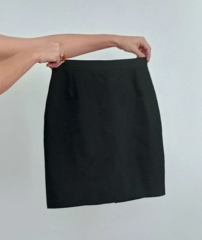 Jupe noire chic vintage taille haute 38 - photo numéro 3