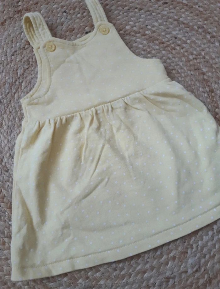 Robe jaune C&A 74 cm - photo numéro 3