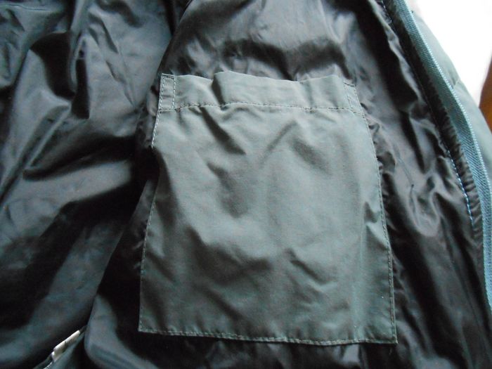 Blouson doudoune bleu pétrole et gris,  sans capuche – Dakine – L - photo numéro 4
