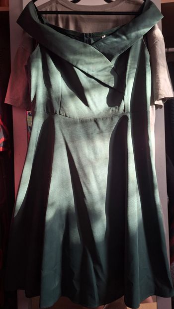 Robe vert foncé