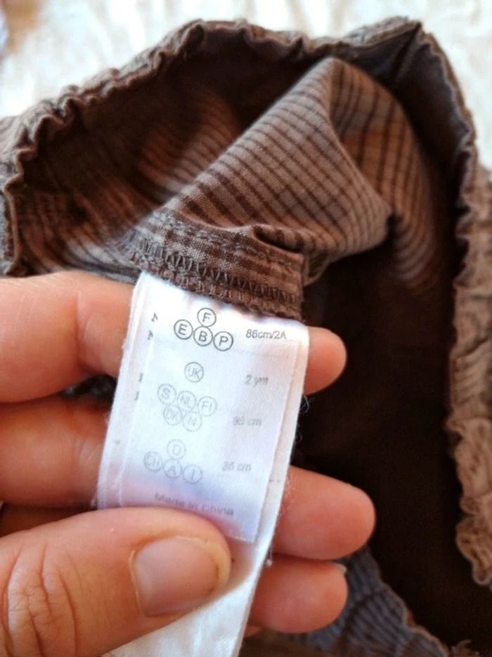 Pantalon Pantacourt Garçon 24 mois Vertbaudet 100% coton - photo numéro 7