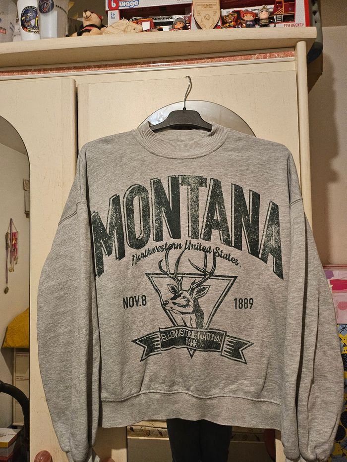 Pull gris bershka