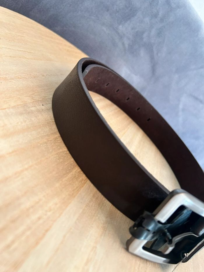 Ceinture véritable cuir 105 cm neuve avec etiquette - photo numéro 3