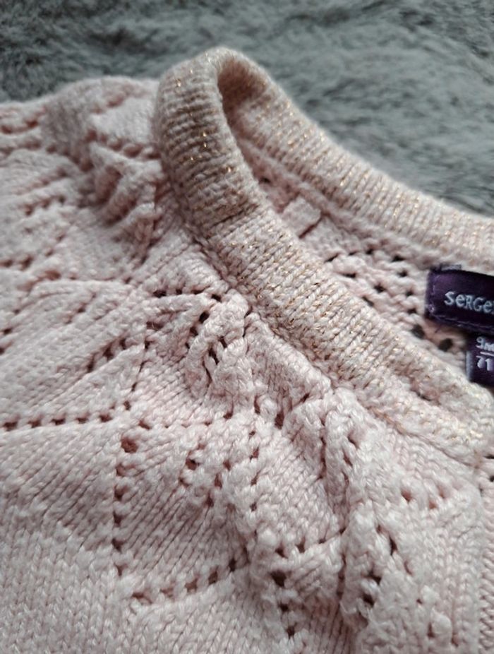Gilet rose 9 mois - photo numéro 5