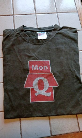 T-shirt kaki manches courtes