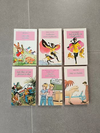 Lot de 6 livres Bibliothèque Rose