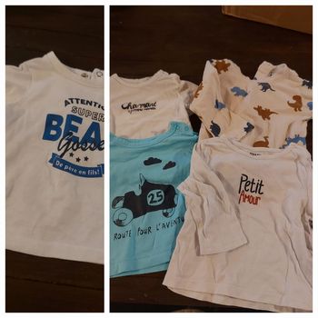 Lot 5 tee shirt 3 mois