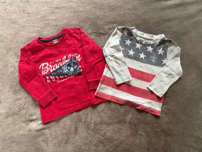 Lot de 2 t-shirt manches longues 3 ans - photo numéro 2