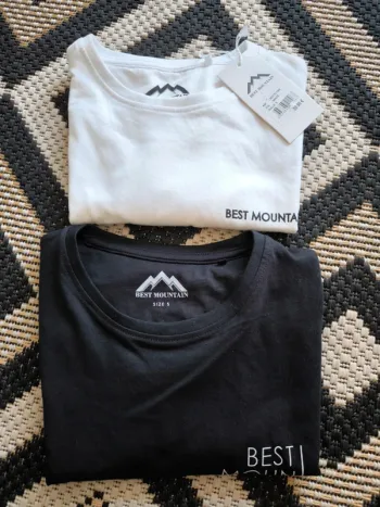 Lot de 2 T-shirts Best Mountain - Taille S - Neufs