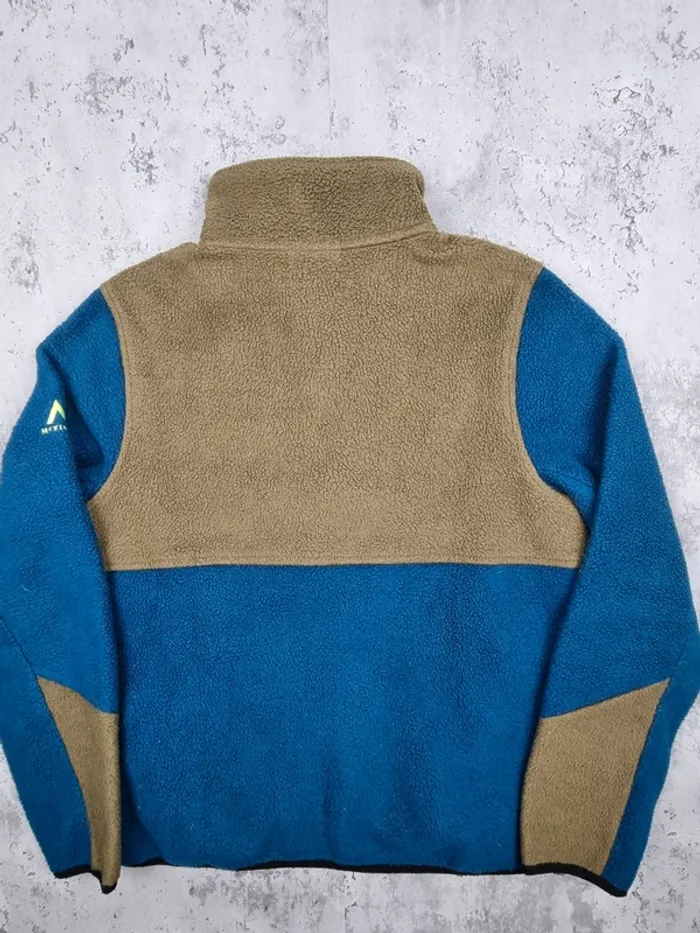 Veste polaire McKinley bicolore bleu et kaki – Taille 12 ans Garçon (mesures en photos) - photo numéro 4