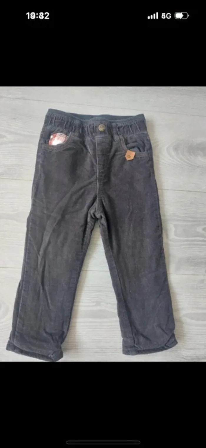 Pantalon doublé Obaibi taille 23 mois