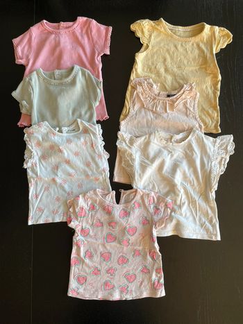 Lot de 7 hauts de 9 mois